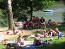 Relaxen unter Bäumen