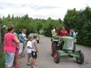 Traktortour durch den Campingplatz